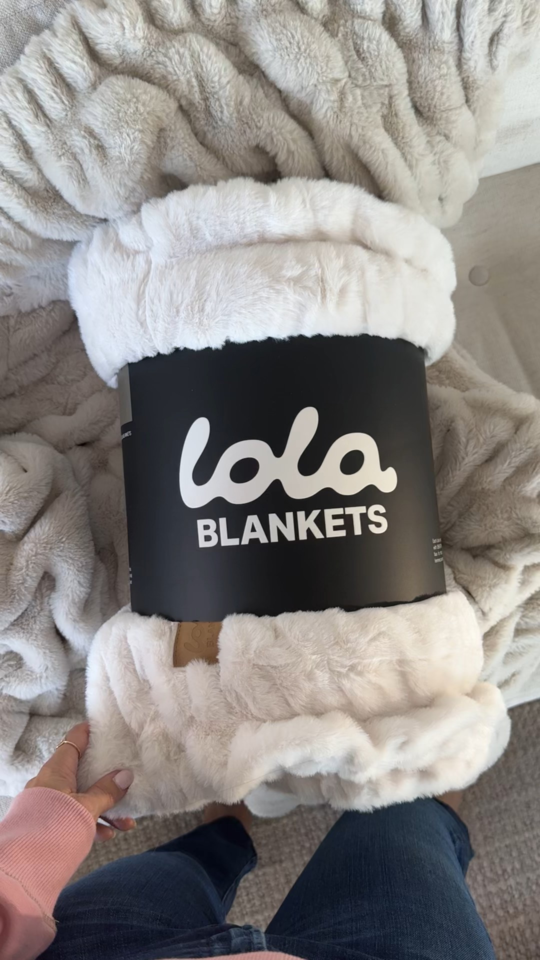 Lola Blanket (aka softest blanket ever) on sale today 2/13 use discount code GINA45 for 45% off 
This is the original Lola, color creamy cloud size large. My other color in my living room is antique ivory size large.

#LTKValentine #LTKSaleAlert #LTKHome