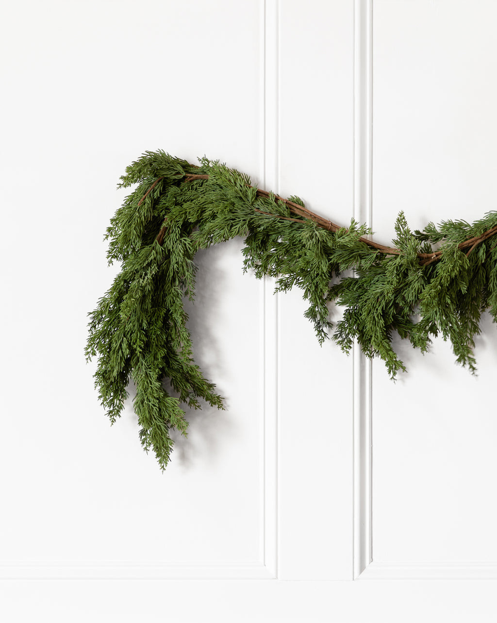 Faux Winter Evergreen 6’ Garland | McGee & Co.
