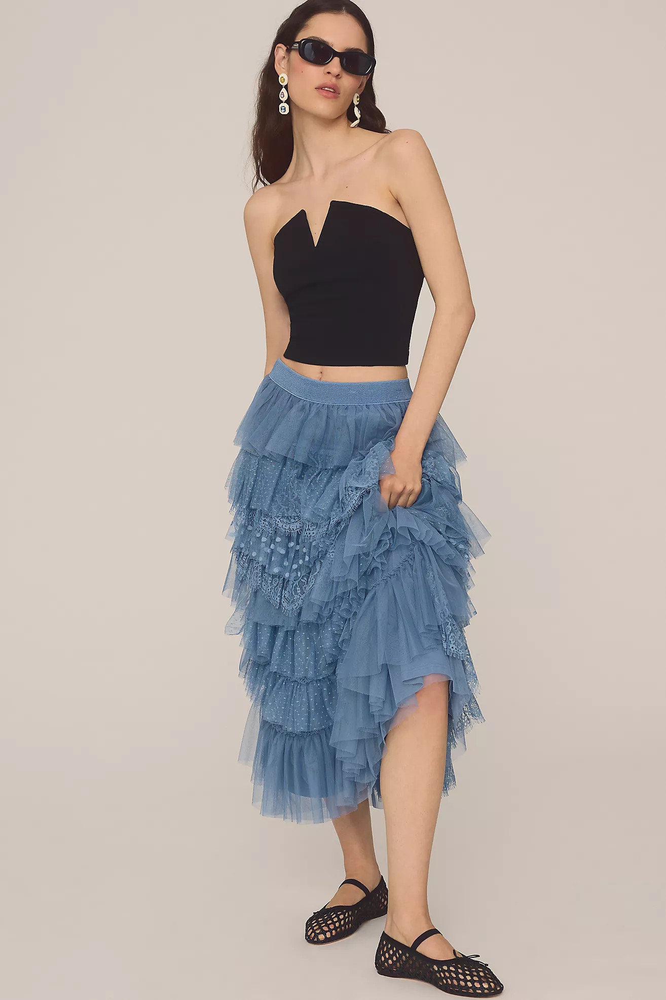 Maeve Strapless Corset Top | Anthropologie (US)