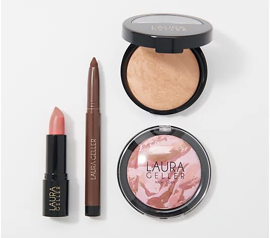 Laura Geller Captivating Creations 4-Piece Face Eye & Lip Kit | QVC