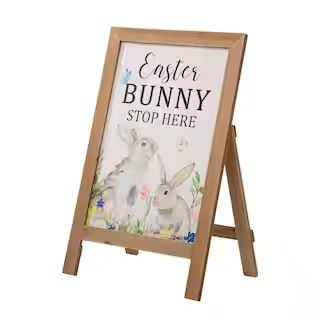 Glitzhome® 24" Easter Wooden Porch Sign | Michaels Stores