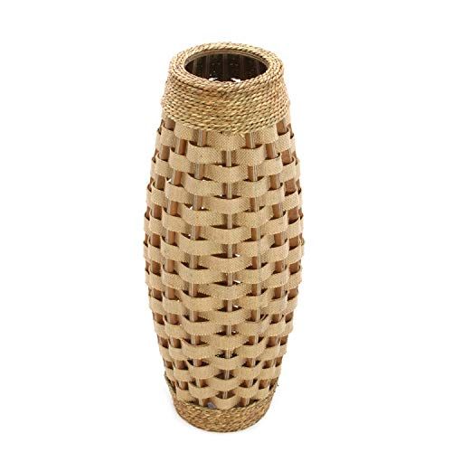 Hosley's 24" High Wood and Grass Floor Vase. Ideal Gift for Weddings, Home Decor, Long dried Floral, | Amazon (US)