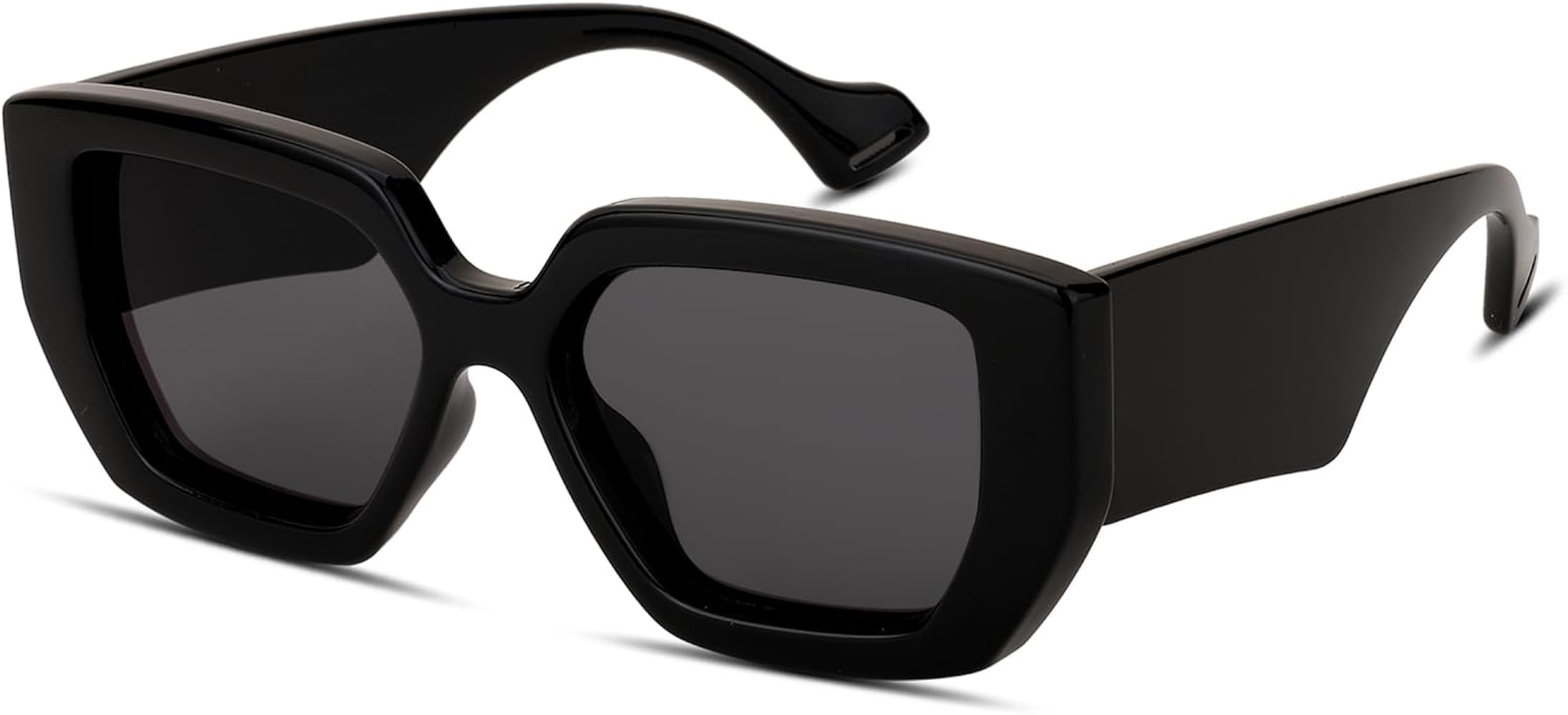 Chunky Oversized Sunglasses Womens Mens Retro Fashion Square Sun Glasses | Amazon (US)