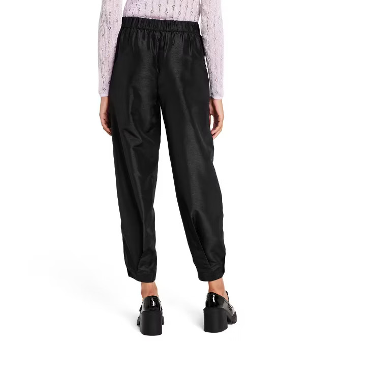 Women's Scallop Edge Pocket Tapered Pants - Kika Vargas x Target Black | Target