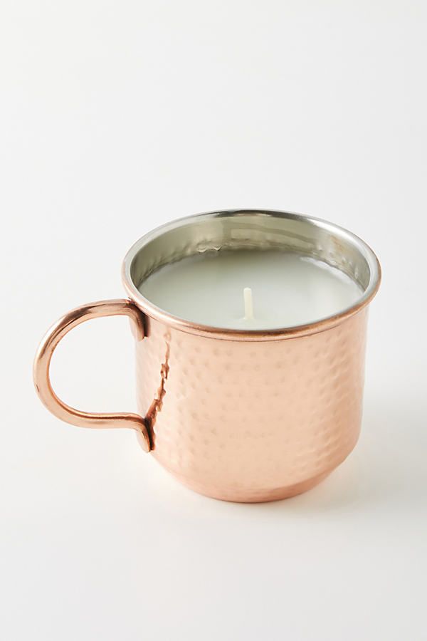 Simmered Cider Copper Mug Candle By Thymes in Brown Size M | Anthropologie (US)