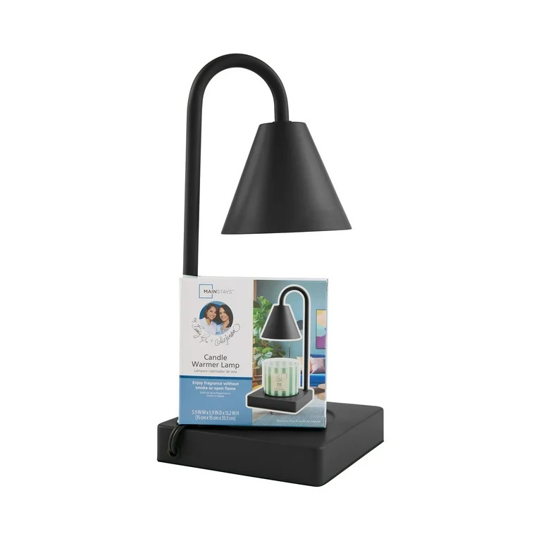 Mainstays by Becky G. & Alejandra Candle Warmer Lamp, Black | Walmart (US)