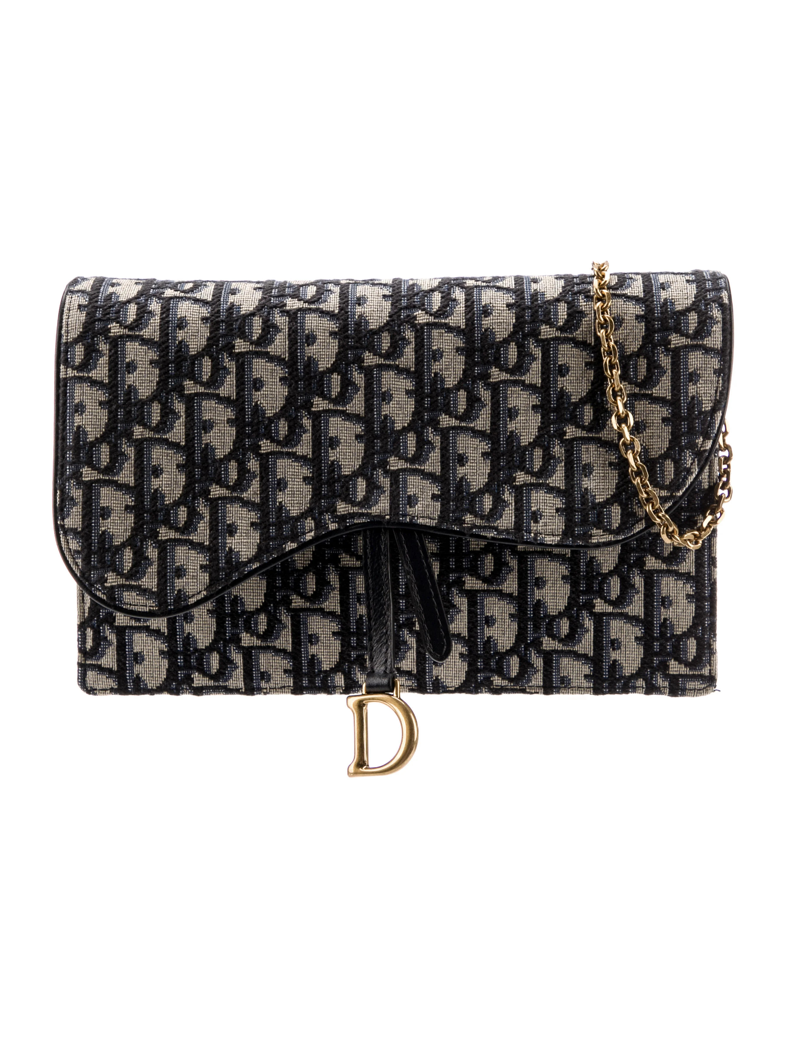 Oblique Saddle Pouch w/ Chain | The RealReal