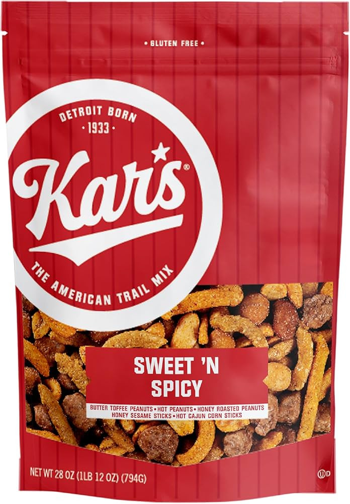 Kar’s Nuts Sweet 'N Spicy Trail Mix, 28 oz – Resealable Pouch (Pack of 1), Gluten-Free Snack ... | Amazon (US)