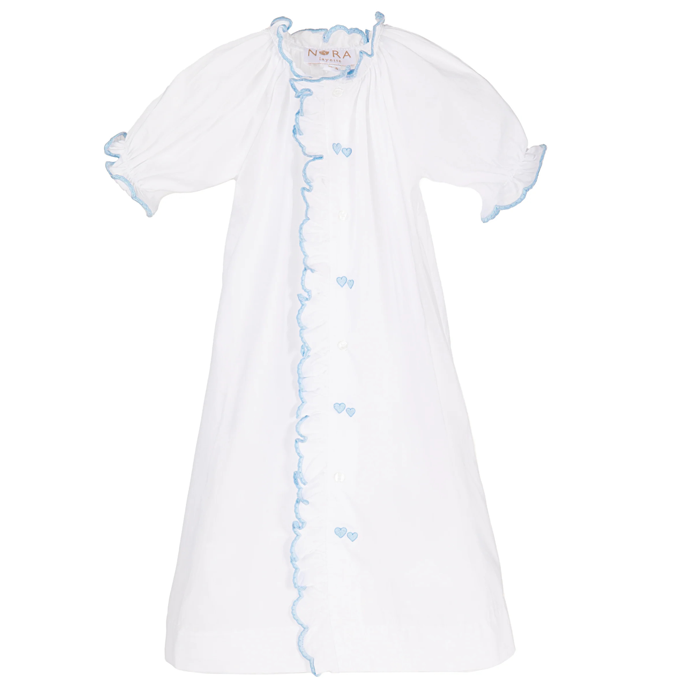 BABY ERIN HEART COTTON DAYGOWN | Lenora