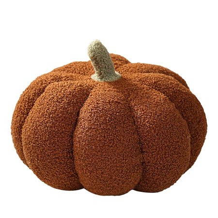 Cute Plush Pillow Super Soft Filling Office Chair Cushion Sofa Cushion Pumpkin Pillow Foot Pad Livin | Walmart (US)