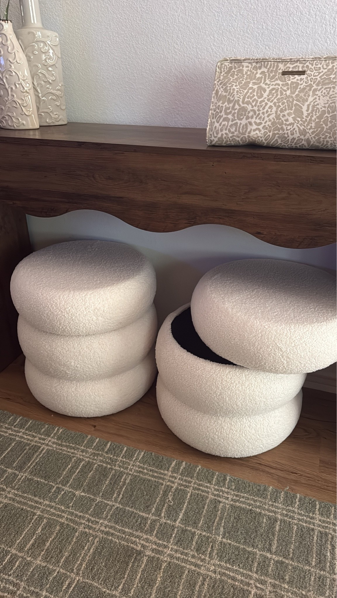 Walmart home find, affordable storage ottomans I am in love!!

#LTKHome #LTKSeasonal #LTKSaleAlert