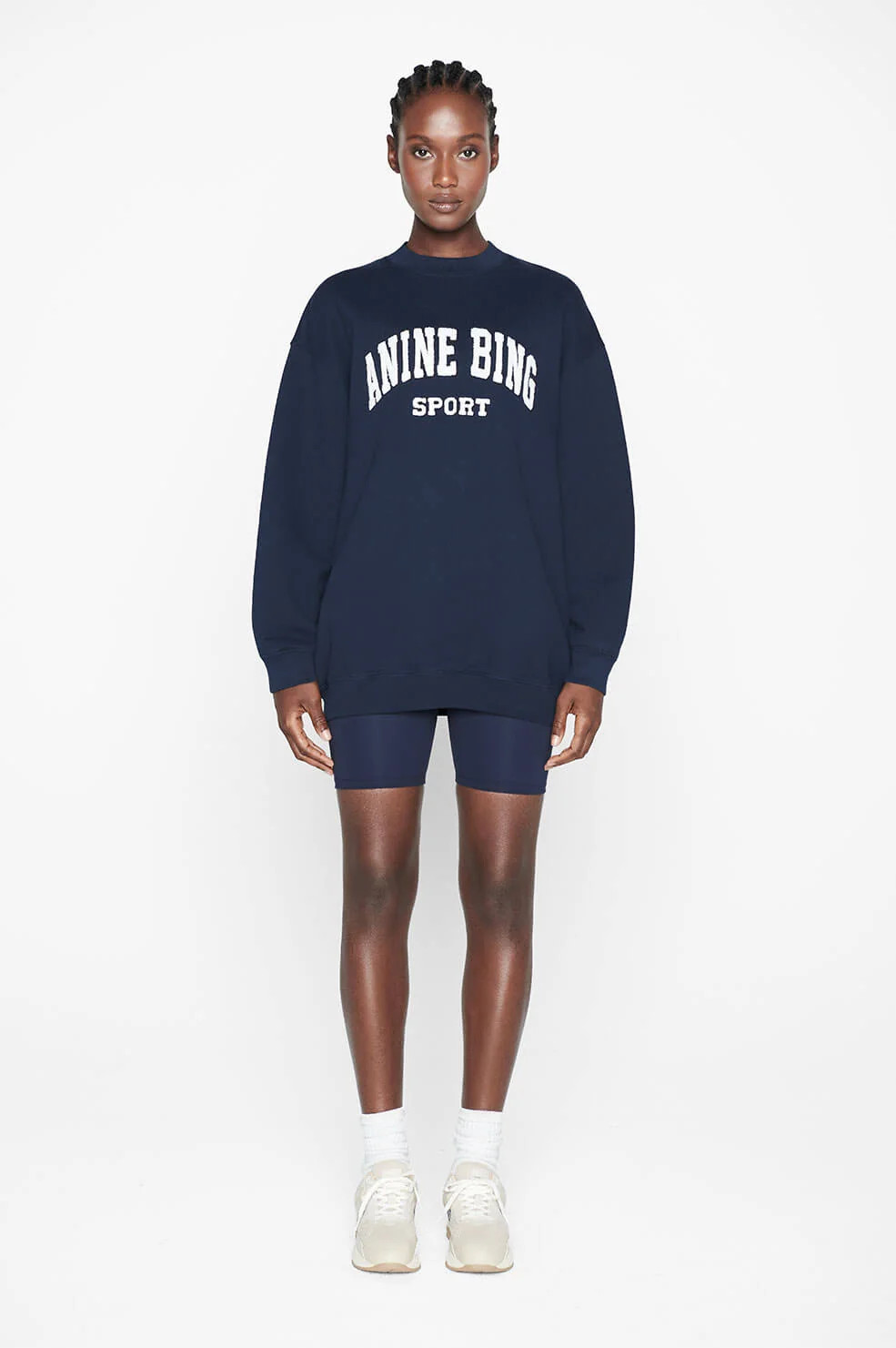ANINE BING Tyler Sweatshirt in Pacific Blue | Anine Bing