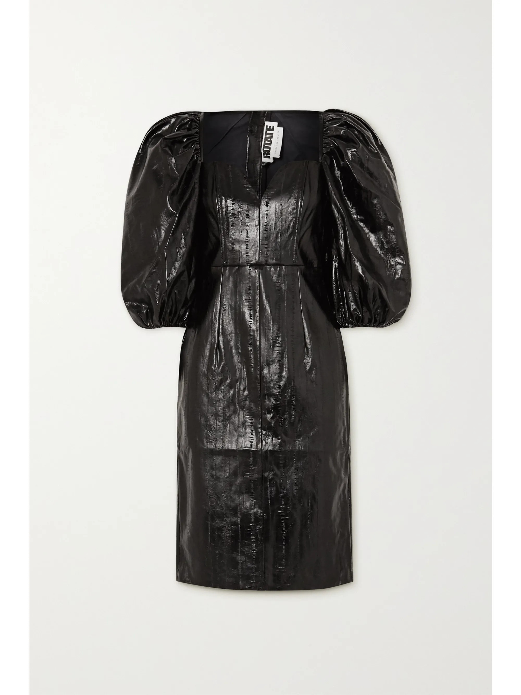 Irina faux patent-leather dress | NET-A-PORTER (US)