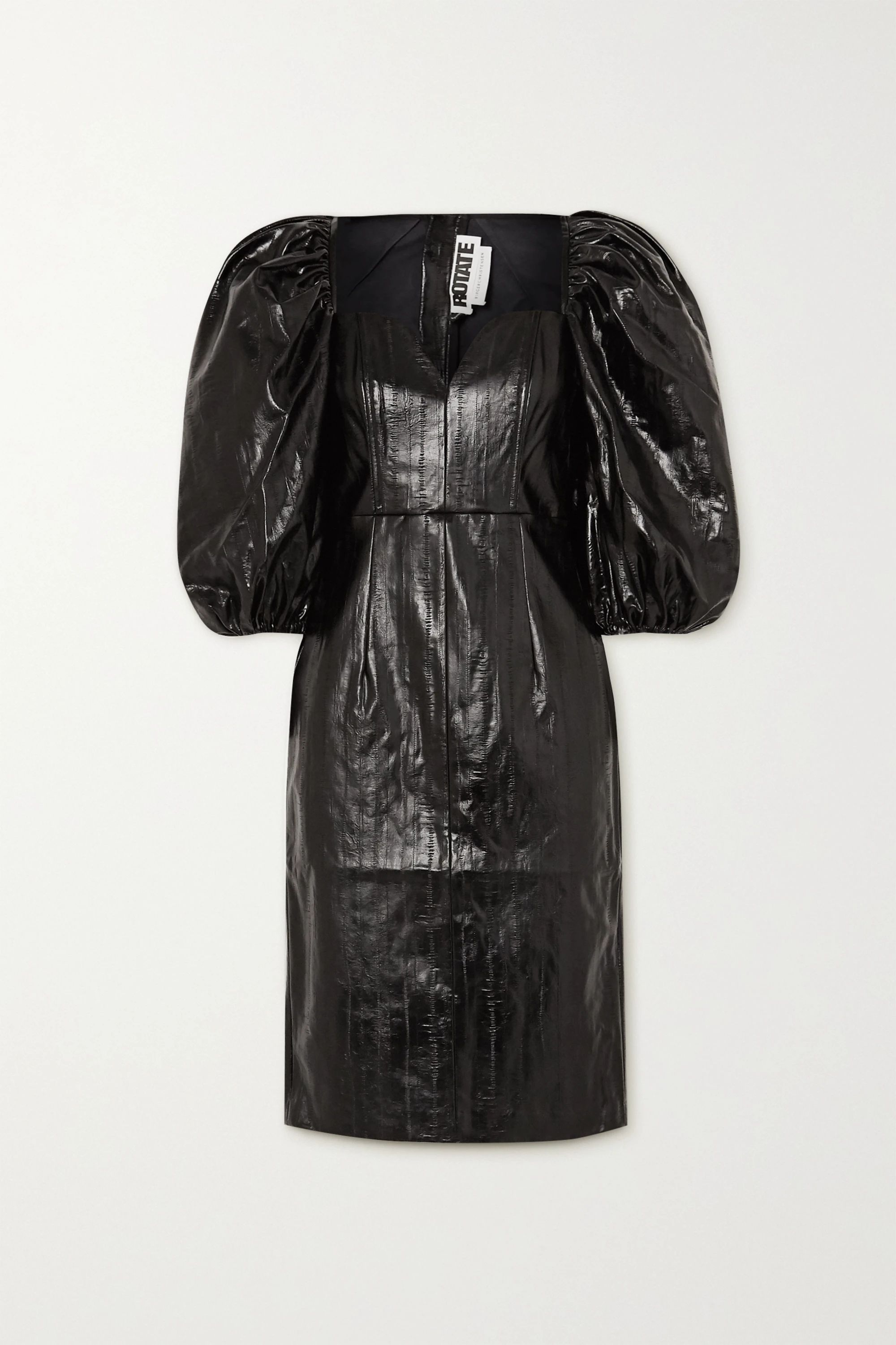 Irina faux patent-leather dress | NET-A-PORTER (US)