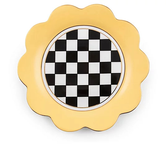 MacKenzie-Childs Butterfly Toile Dinner Plate - QVC.com | QVC