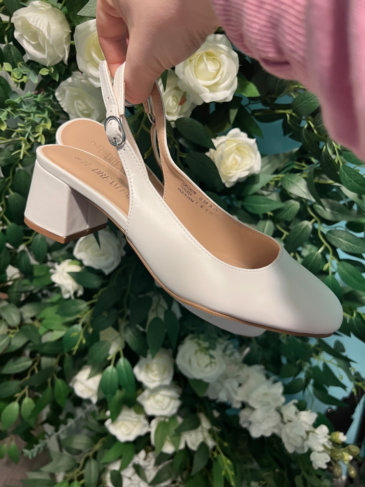 White slingback kitten heels! Perfect for your bridal wardrobe!

#LTKStyleTip #LTKShoeCrush #LTKWedding