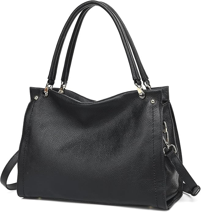 KOGTLA Women Genuine Leather Purses Handbags Tote Bag Shoulder Bag Top Handle Satchel Ladies Cros... | Amazon (US)