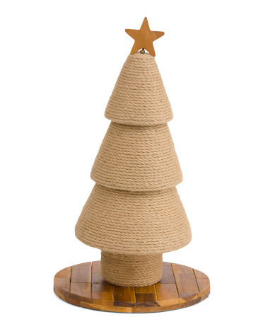 Round Christmas Tree Pet Scratcher | TJ Maxx