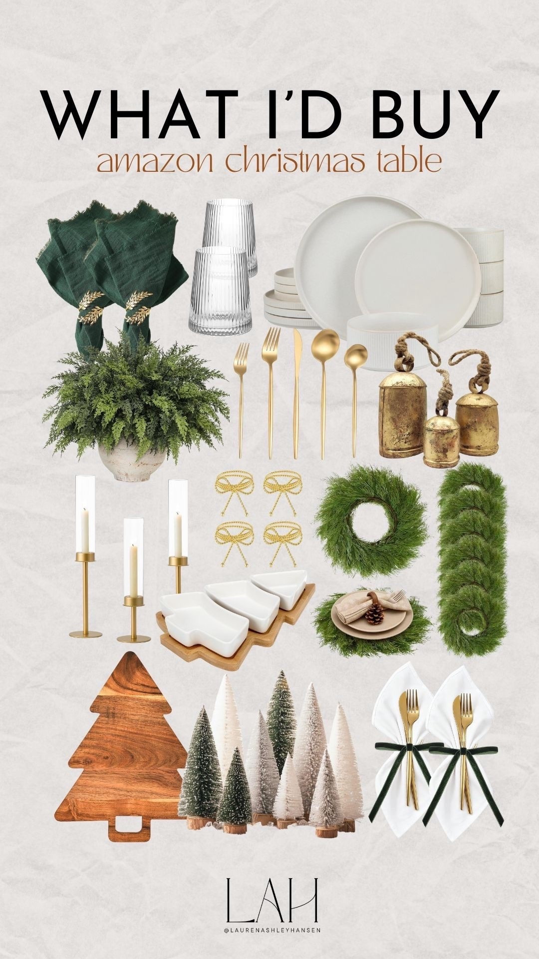 If you’re hosting this Christmas, I have rounded up all of my favorites from Amazon that would be both beautiful and functional for any table! A gorgeous mix of dinnerware and serving trays paired with cozy holiday accents. 

#LTKHoliday #LTKHome