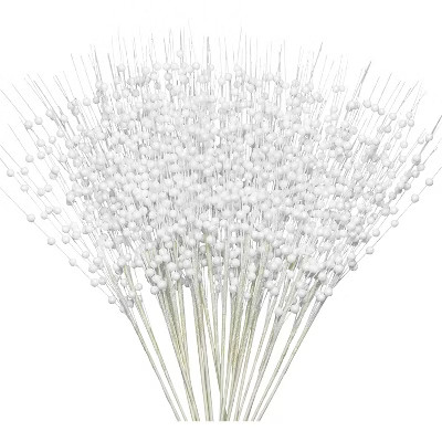 JOYFY 24 Pcs Christmas Tree Berry Stem Decorative Bead Sticks, Glittery Twigs, Picks, Branches fo... | Target