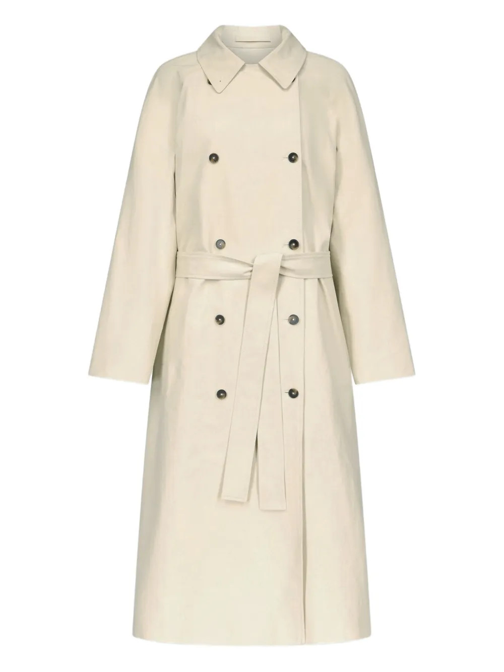 LouLou De Saison Zuru double-breasted Belted Trench Coat | Neutrals | FARFETCH NZ | Farfetch Global