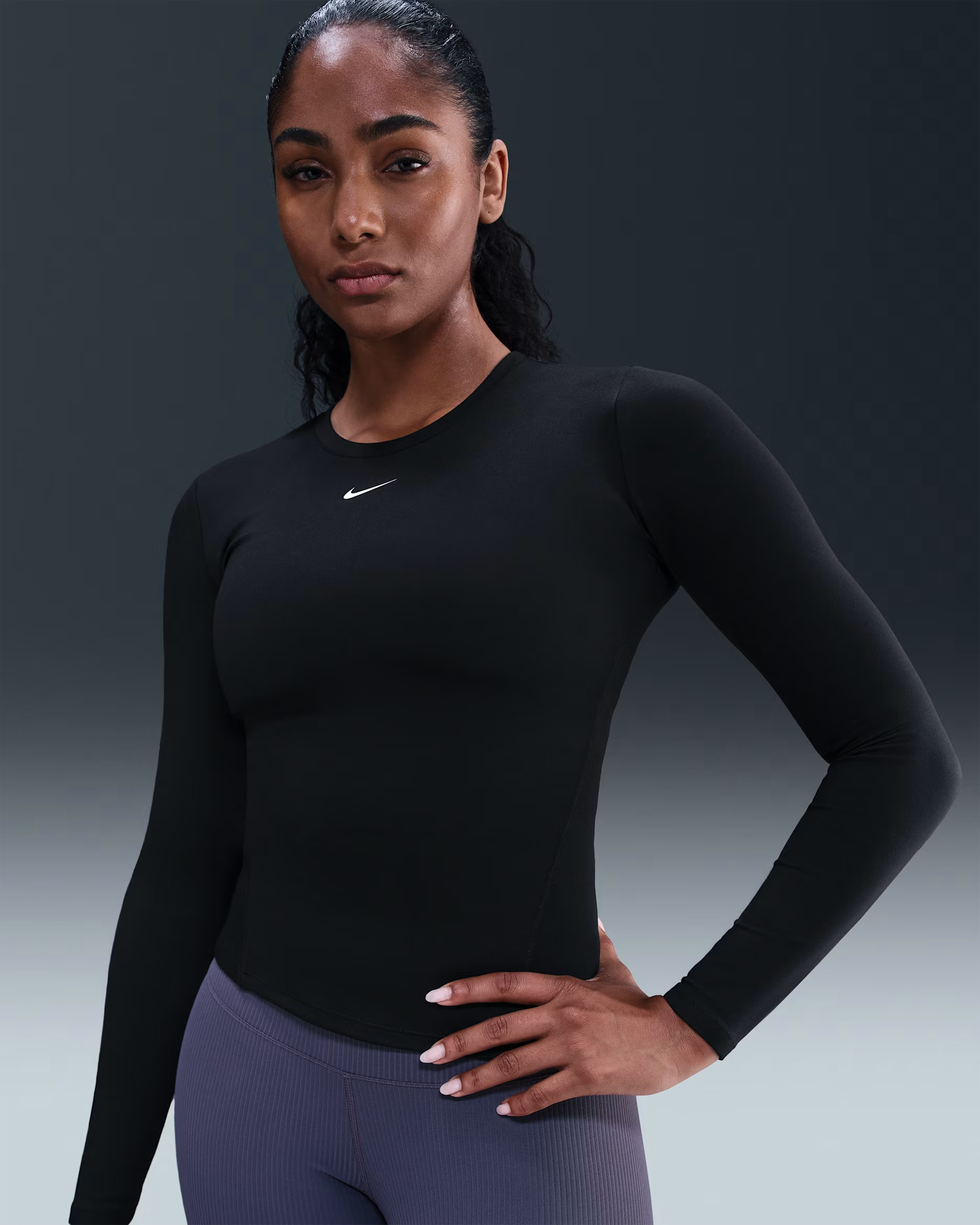 Nike One Fitted Women's Dri-FIT Long-Sleeve Top | Nike (UK)