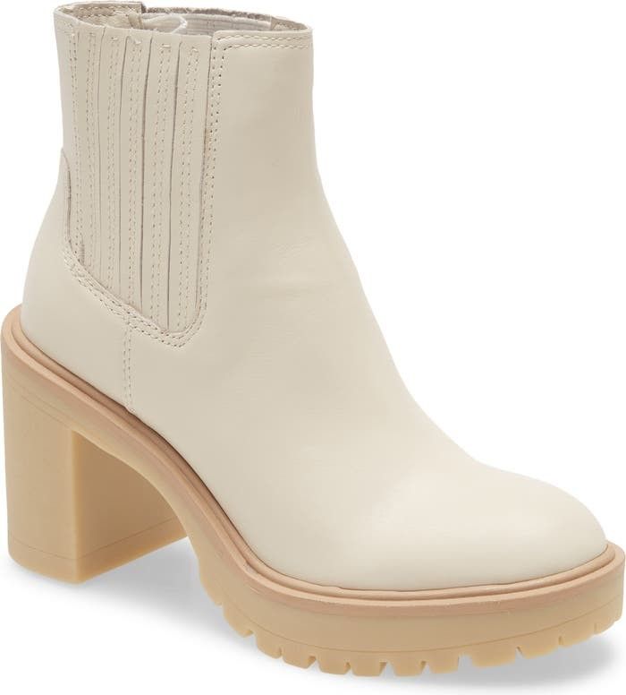 Dolce Vita Caster H2O Waterproof Block Heel Bootie | Nordstrom | Nordstrom