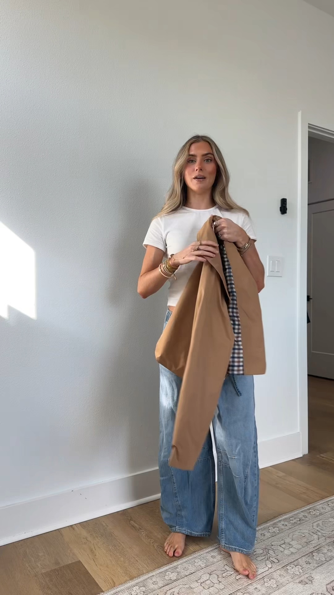 Amazon size small Tankaneo Womens Cropped Trench Coat Lightweight Single Breasted Jacket Fall Windbreaker Fashion Outerwear

#LTKSeasonal #LTKgrwm #LTKootd