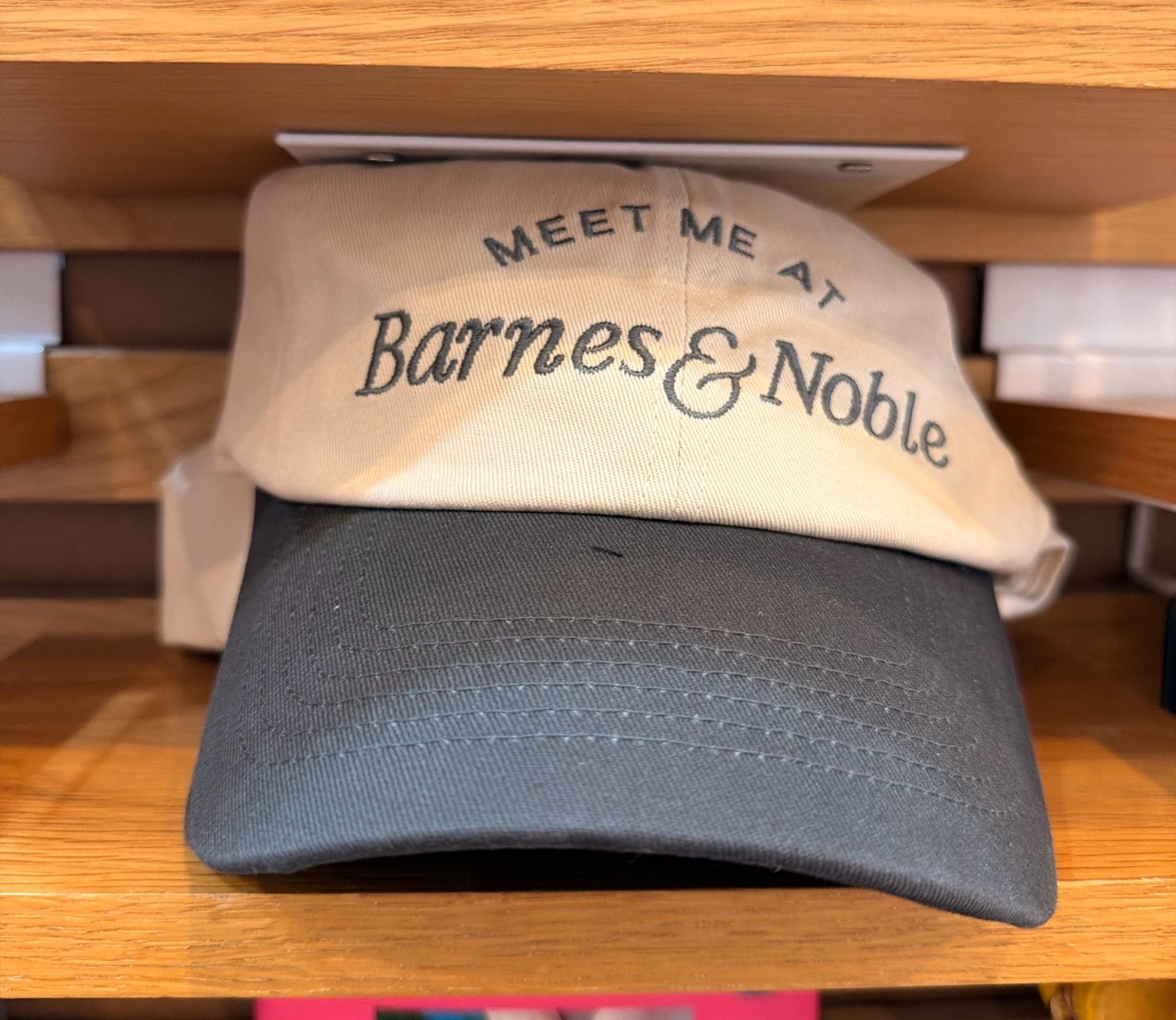New hat at Barnes and Noble!! #books #bookish #hats #barnesandnoble #booktok #dadhat