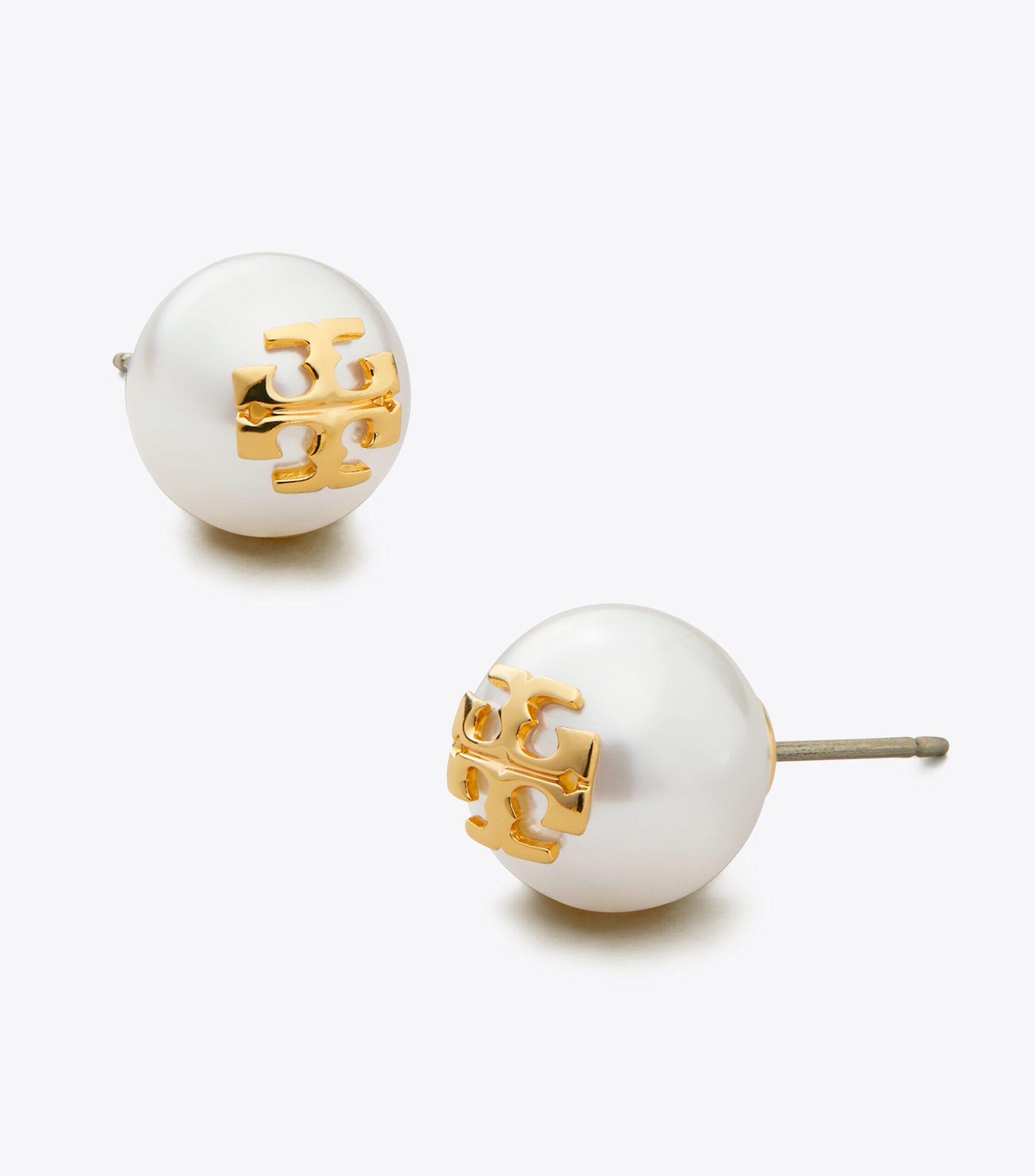 Crystal-Pearl Stud Earring | Tory Burch (US)