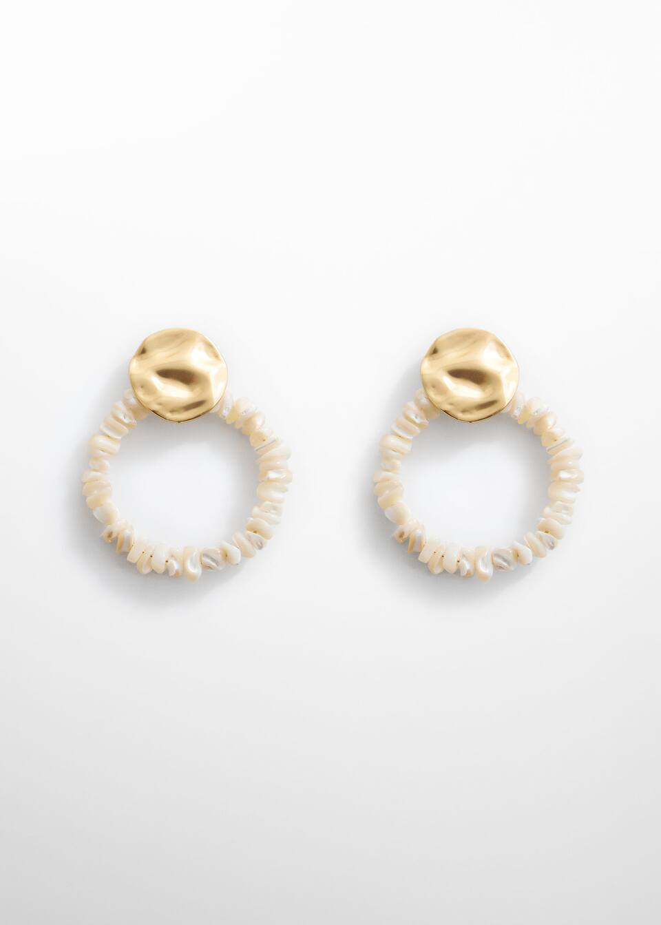 Bead loop earrings -  Women | Mango USA | MANGO (US)