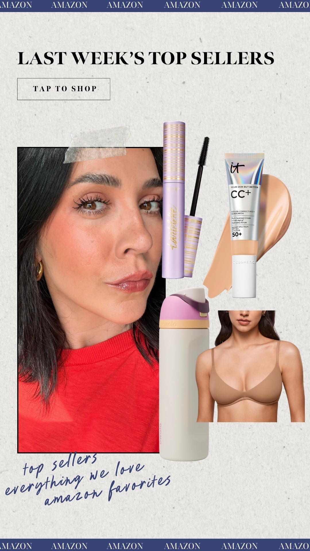 Last weeks top Amazon sellers from prime day! The best mascara, cc cream, Owala & skims lookalike bra

#LTKSaleAlert #LTKMidsize #LTKSeasonal