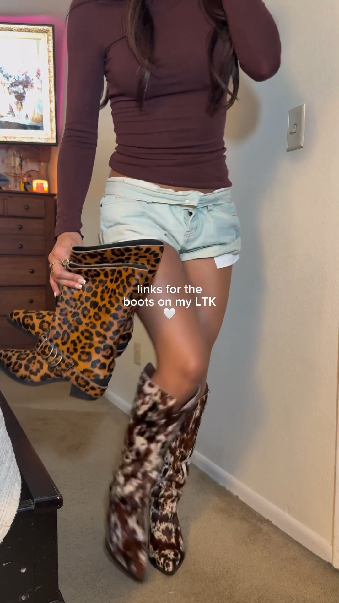 added two icons to the boot collection today 👢😮‍💨 never owned a pair of pony hair boots in my life until now - I feel verrrry cool @marcnolanofficial