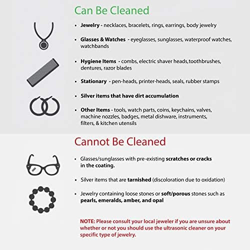Magnasonic Professional Ultrasonic Jewelry Cleaner with Digital Timer for Eyeglasses, Rings, Coin... | Amazon (US)