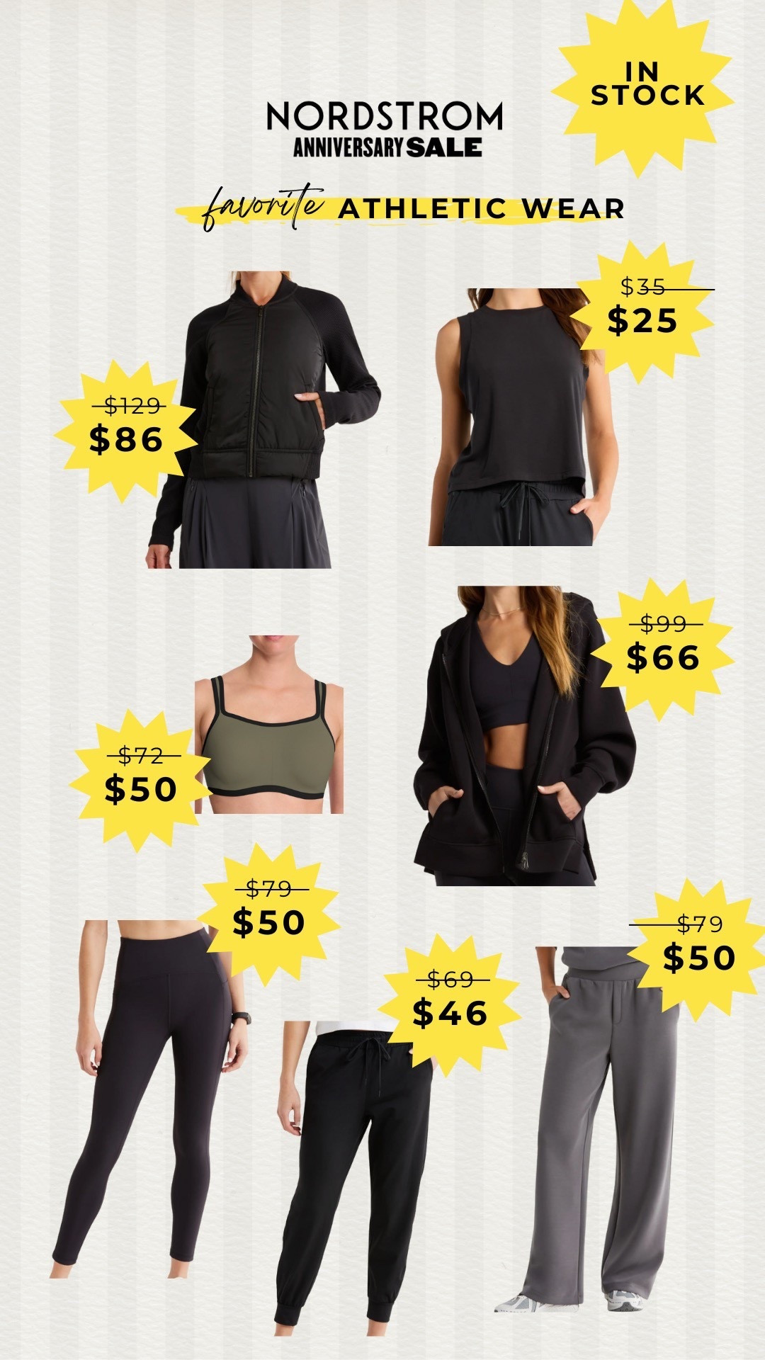 Nordstrom Anniversary Sale- activewear items. High sell out risk! 

#LTKSaleAlert #LTKActive #LTKFindsUnder50