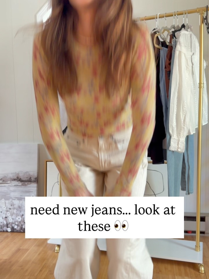 Say “jeans” and I’ll send over all the details for these items 

Jeans | spring outfits with jeans | wide leg jeans | baggier jeans