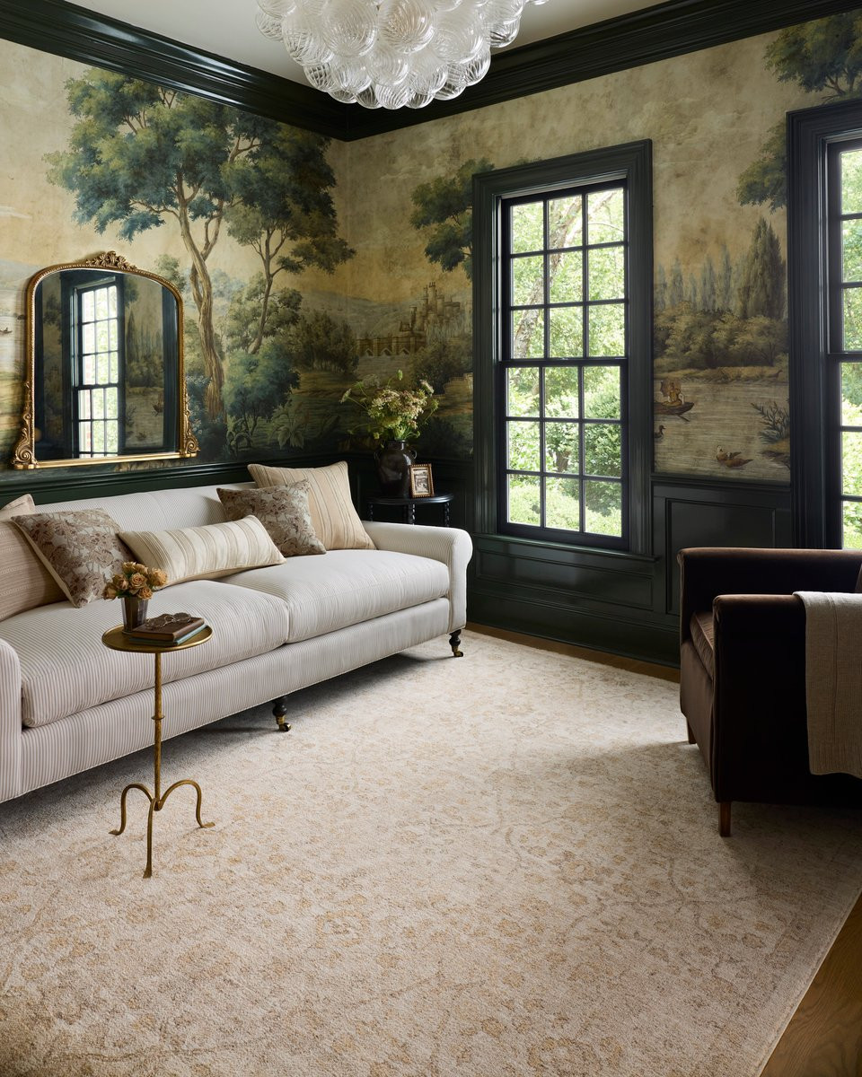 Palma PLM-01 Ivory/Sand Area Rug | Rugs Direct