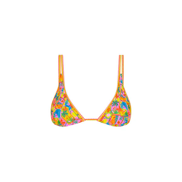 Twin Strap Bralette Bikini Top - Sunshine Snaps | Kulani Kinis US