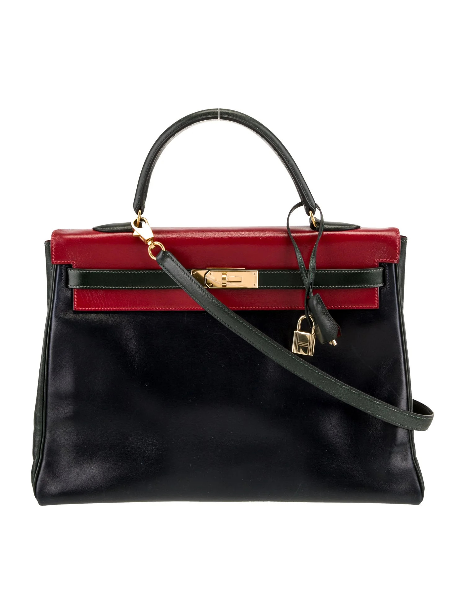 Vintage Box Tricolor Kelly Sellier 32 | The RealReal