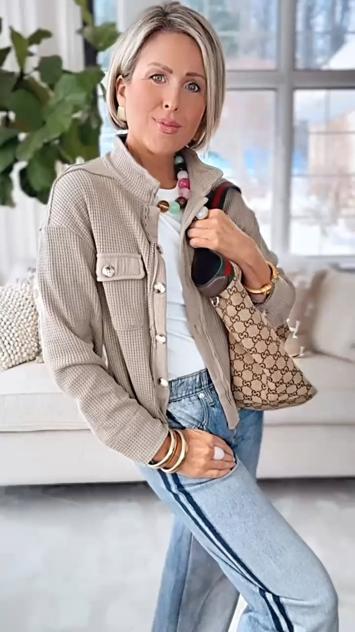 These Rag and Bone striped sweatpants jeans are hands down one of my favorite finds. They give you the look of real denim with the comfort of sweatpants, which feels like a win every single time. The stripe detail makes them feel elevated and cool while still being easy enough for everyday wear. I reach for these constantly and totally understand why they are such a top seller. 

 #ragandbone #sweatpantjeans #effortlessstyle #everydayfashion #chiccomfort #denimstyle #wardrobefavorites 

#LTKHoliday #LTKSeasonal #LTKOver40