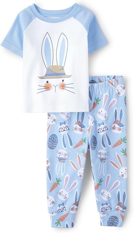 The Children's Place baby girls Matching Family Easter Bunny Snug Fit Cotton Pajamas | Amazon (US)