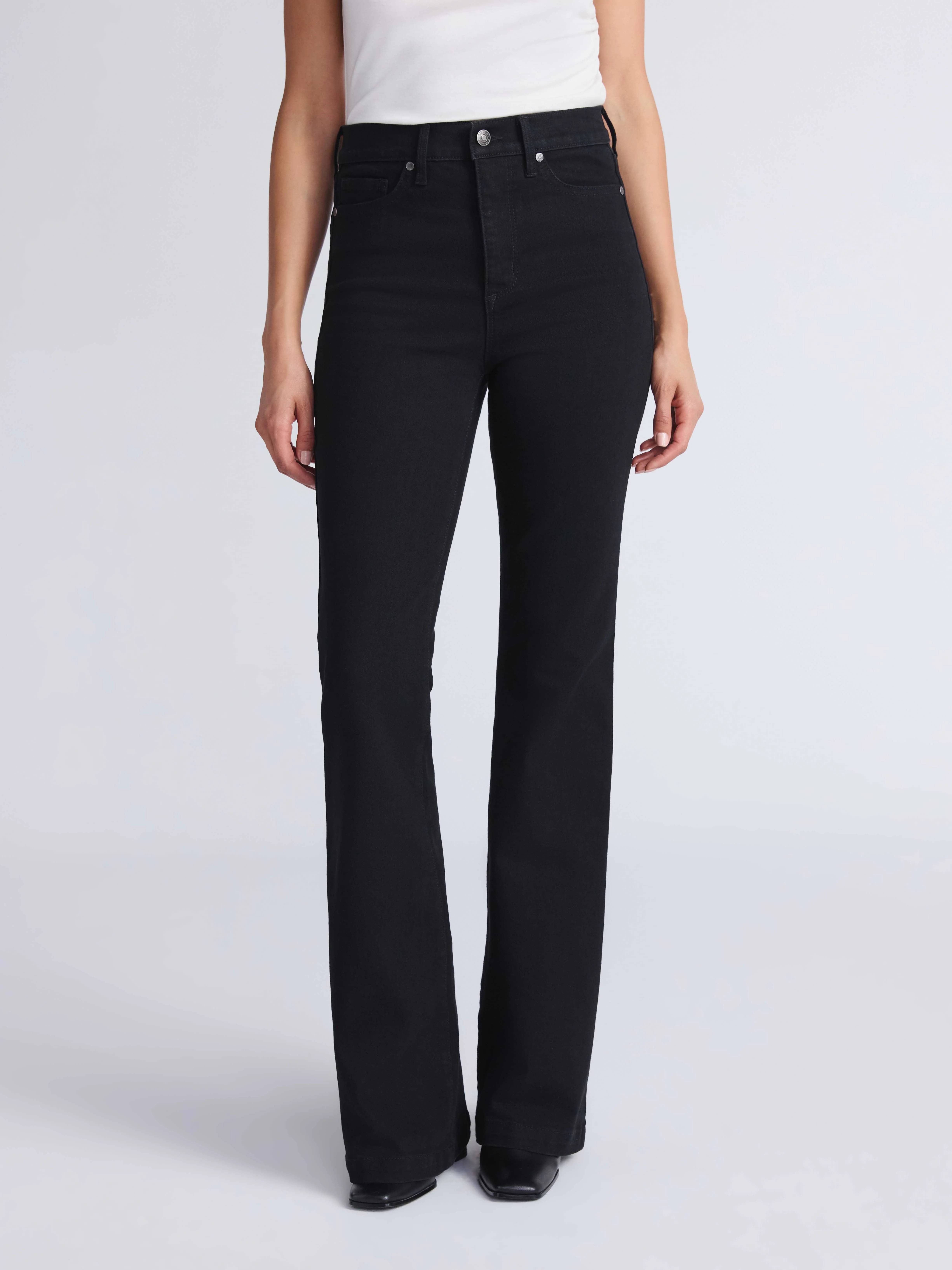 Sofia by Sofia Vergara Women's and Women's Plus Melisa Flare High Rise Jeans, 30.5", 32.5" and 34... | Walmart (US)