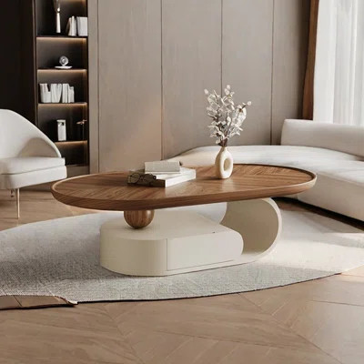 Ancient style creative oval coffee table | Wayfair North America