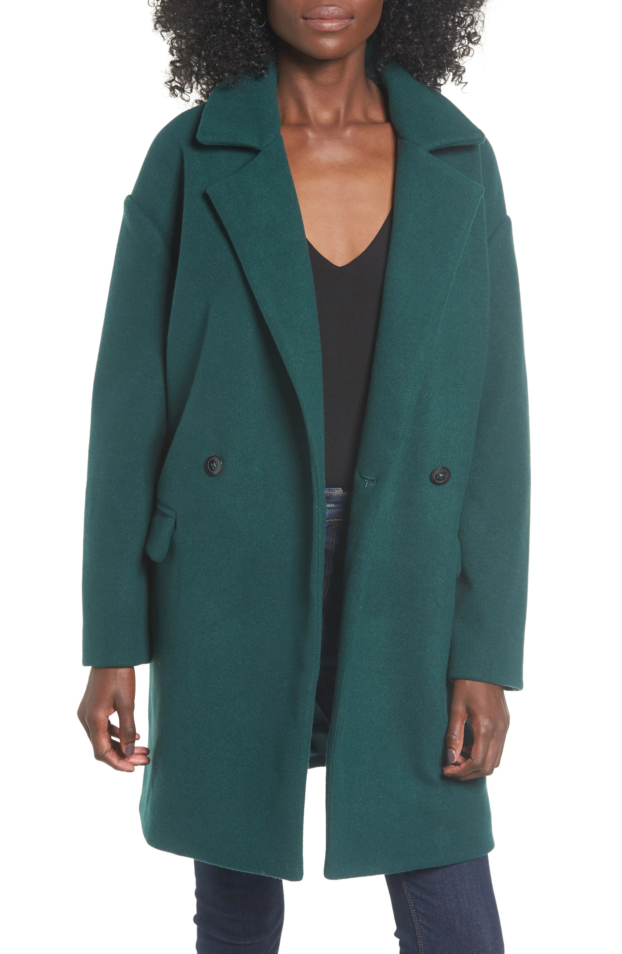 Leith Oversize Double Breasted Coat | Nordstrom