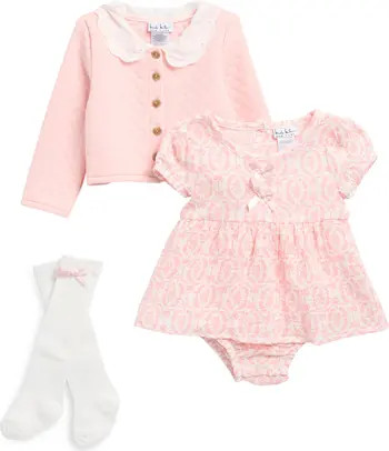 Nicole Miller Four-Piece Cardigan & Bodysuit Dress Set | Nordstromrack | Nordstrom Rack