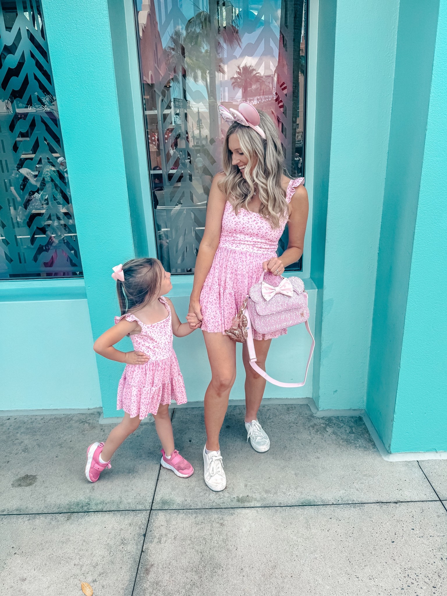 Mother daughter matching pink athletic dresses. This is perfect for Disney park days, summer and spring! 



#LTKTravel #LTKdayinmylife #LTKootd