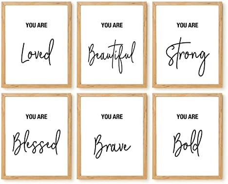 Let It Shine Inspirational Wall Art for Women – Bedroom Wall Art – Playroom Wall Decor – Wa... | Amazon (US)