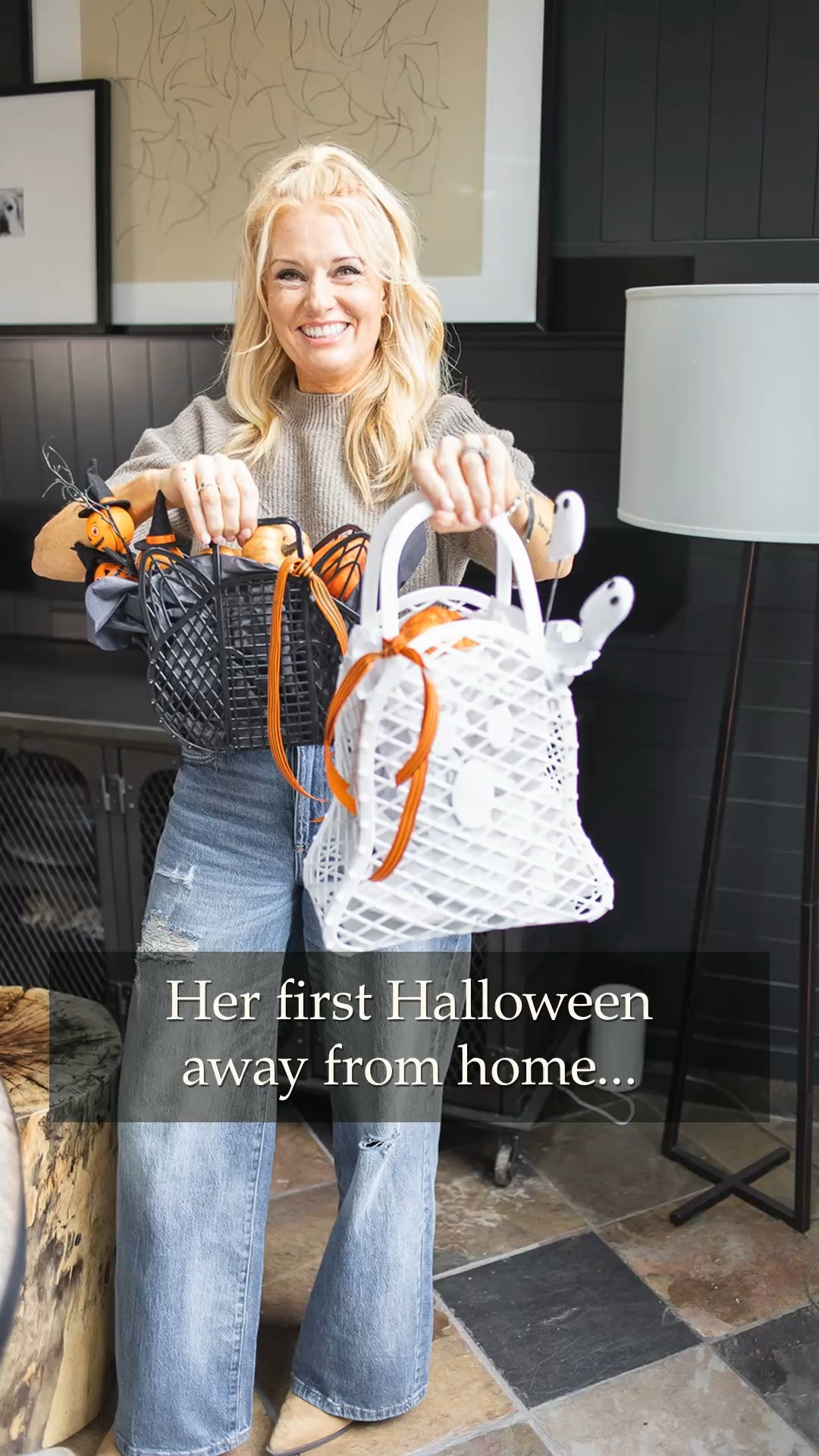 She’s too far away to BOO her doorstep, so I mailed Halloween to her!

This is Savannah’s first Halloween away from home, so I made my very first BOO baskets for her and her roommate. I found everything at Michaels, and the vodka airplane bottles came from the liquor store.

A ghost basket, a bat basket, spooky little surprises, and espresso martini makings—my way of sending a little “Mom’s thinking of you” through the mail.

Shop the exact items through my LTK, and save this idea for someone you’re missing this fall!

#BooBaskets #BooBasketIdeas #HalloweenCarePackage #HalloweenGiftIdeas #CarePackageIdeas

#LTKSeasonal #LTKfoodie #LTKHome