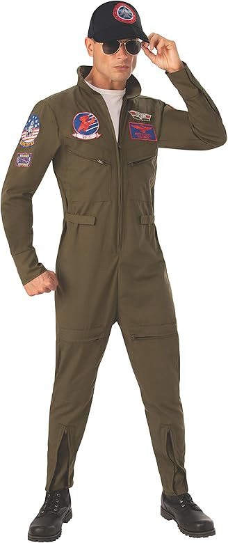 Deluxe Mens Top Gun Costume | Amazon (US)