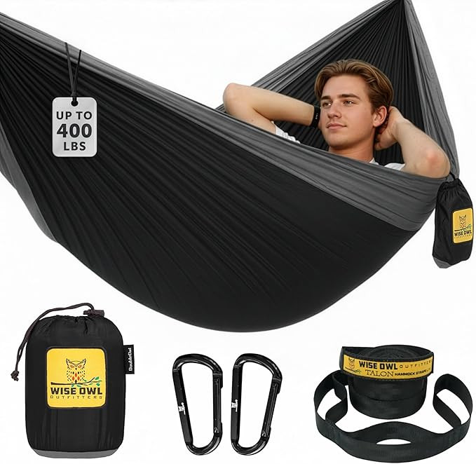 Amazon.com: Wise Owl Outfitters Hammock for Camping Single Hammocks Gear for The Outdoors Backpac... | Amazon (US)